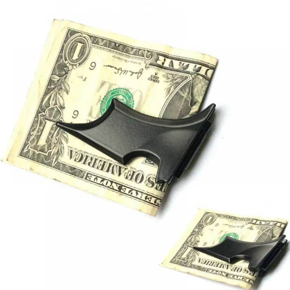 Stainless Steel Clip Sleek Stainless Steel Batwing Clip Slim Money Clip Holder Lightweight for Gift for Men